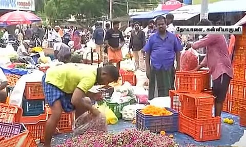 கன்னியாகுமரி தோவாளை மலர் சந்தையில் மல்லிகை கிலோ ரூ,4,500-க்கு விற்பனை