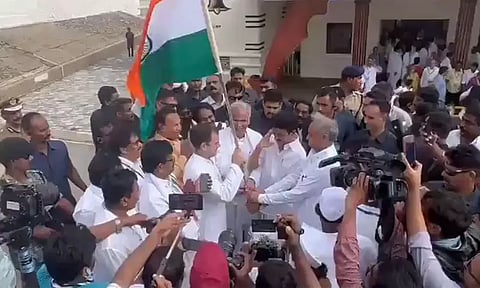 ராகுல் காந்தியின் இந்திய ஒற்றுமை பாதயாத்திரையை தொடங்கி வைத்தார் முதல்-அமைச்சர் ஸ்டாலின்