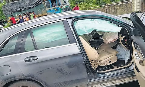 விபத்து நடந்த போது 100 கி.மீ. வேகத்தில் வந்த சைரஸ் மிஸ்திரி கா-விசாரணையில் தகவல்