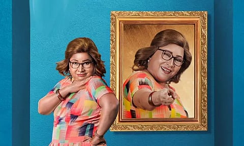 'பயர் புஷ்பாவாக' கோவை சரளா - 'கிக்' படத்தின் புதிய போஸ்டர்