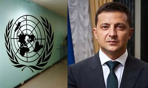 உலகத் தலைவர்களுடன் ஐ.நா. கூட்டத்தில் உக்ரைன் அதிபர் காணொலி மூலம் உரையாற்ற ரஷியா எதிர்ப்பு!