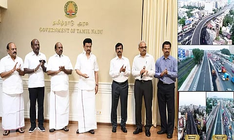 வேளச்சேரி, பெருங்களத்தூர் புதிய மேம்பாலங்களை திறந்து வைத்தார் முதல் அமைச்சர் மு.க.ஸ்டாலின்