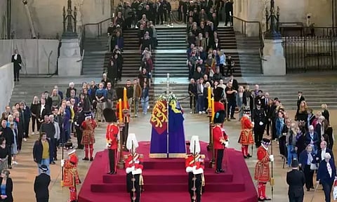 ராணி எலிசபெத்தின் இறுதிச்சடங்கு: லண்டன் சென்றடைந்தார் அமெரிக்க அதிபர் ஜோ பைடன்!