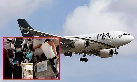 விமானத்தில் மோதல், ரகளை... கருப்பு பட்டியலில் பயணி: வைரலான வீடியோ