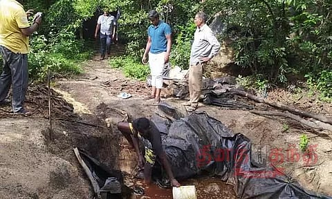 3,500 லிட்டர் சாராய ஊறல் அழிப்பு