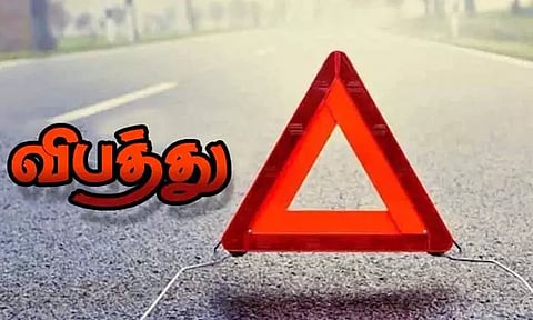 ஆட்டோ கவிழ்ந்து விபத்து; காவலாளி சாவு