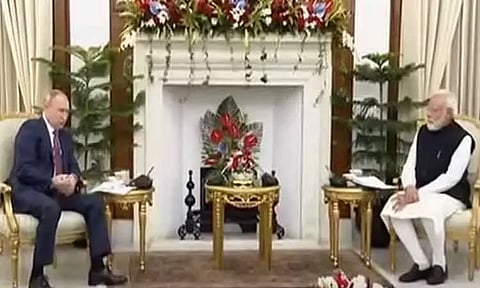 ரஷிய அதிபருடனான பிரதமர் மோடியின் பேச்சுக்கு அமெரிக்கா பாராட்டு