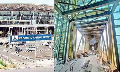 சென்னை விமான நிலைய புதிய முனையத்தில் 7 நிரந்தர இணைப்பு பாலங்கள் அமைப்பு