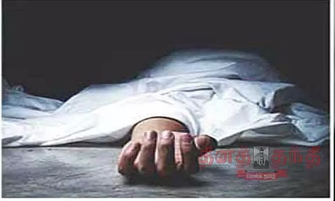 நின்ற லாரி மீது மற்றொரு லாரி மோதல்; டிரைவர் பலி