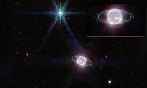 நெப்டியூனைப் படம் பிடித்த ஜேம்ஸ்வெப் தொலைநோக்கி - வெளியிட்ட நாசா