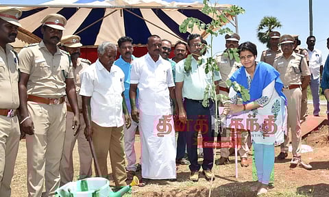 பசுமை தமிழ்நாடு இயக்கத்தின் சார்பில் 4 லட்சம் மரக்கன்று நடப்படுகிறது