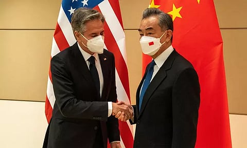 அமெரிக்க வெளியுறவு மந்திரியுடன் சீன வெளியுறவுத்துறை மந்திரி நேரில் சந்திப்பு