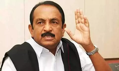 மத்திய மந்திரி அமித்ஷாவை கண்டித்து வரும் 6-ம் தேதி ம.தி.மு.க. ஆர்ப்பாட்டம் - வைகோ அறிவிப்பு