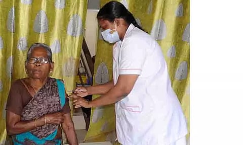 பெரம்பலூரில் ஒரேநாளில் 7,846 பேருக்கு கொரோனா தடுப்பூசி