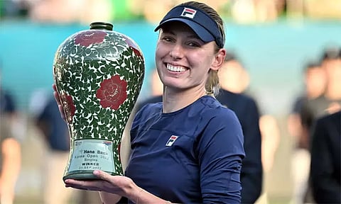 கொரியா ஓபன் டென்னிஸ்: ரஷிய வீராங்கனை அலெக்சாண்ட்ரோவா 'சாம்பியன்'