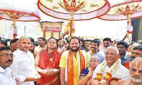 சென்னையில் திருப்பதி திருக்குடை ஊர்வலம்; திரளான பக்தர்கள் தரிசனம்