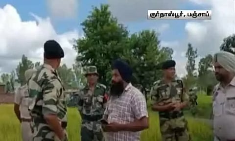 பஞ்சாப் எல்லையில் சுற்றித் திரிந்த பாகிஸ்தான் ட்ரோன் விமானம்