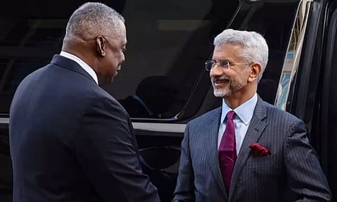 அமெரிக்க ராணுவ மந்திரியுடன் ஜெய்சங்கர் பேச்சுவார்த்தை