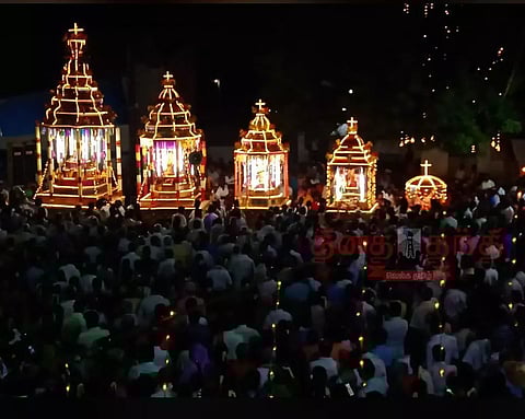 தூயமிக்கேல் அதிதூதர் ஆலய சப்பர பவனி