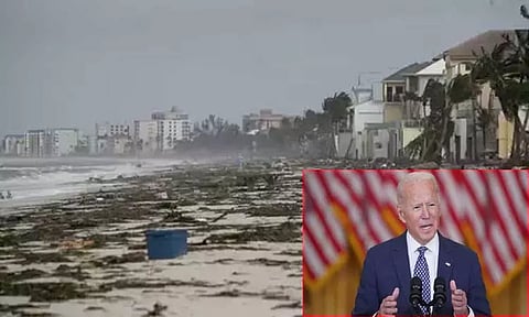 இயான் புயலால் புளோரிடா கடும் பாதிப்பை சந்தித்துள்ளது: அதிபர் ஜோ பைடன்