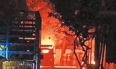 கியாஸ் சிலிண்டர் குடோன் தீ விபத்து: மேலும் ஒருவர் சாவு - பலி எண்ணிக்கை 3 ஆனது