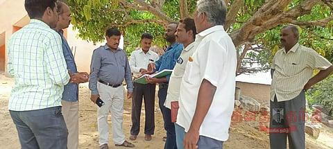 குருமலையில்மாவட்ட வருவாய் அலுவலர் ஆய்வு