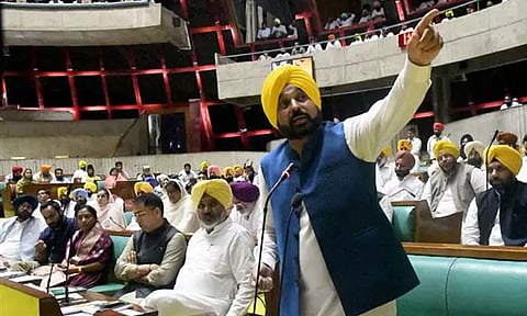 பஞ்சாப் சட்டசபையில் நம்பிக்கை வாக்கெடுப்பு; ஆம் ஆத்மி வெற்றி