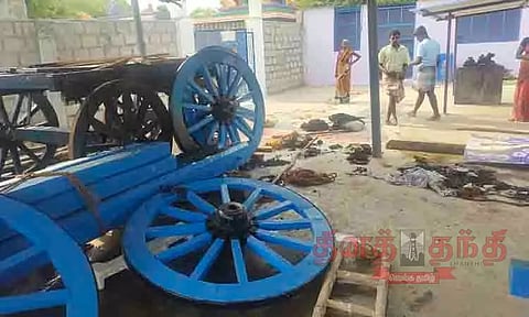 கோவிலை சூறையாடிய வாலிபர்