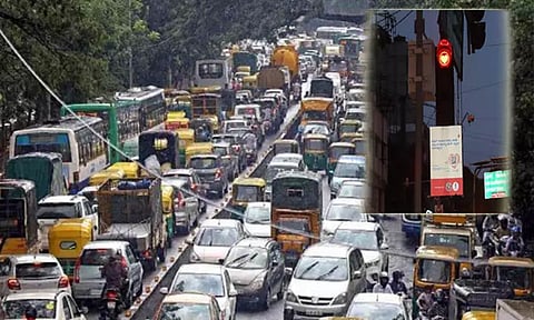 போக்குவரத்து விளக்கு கம்பங்களில் 'கியூ.ஆர் கோடு'- போக்குவரத்து நெரிசலின் போது மருத்துவ உதவி பெற புதிய முயற்சி..!!