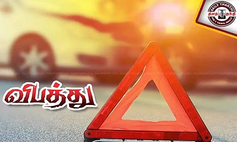 எர்ணாவூர் மேம்பாலத்தில் தடுப்பு சுவரில் மோட்டார் சைக்கிள் மோதி பள்ளி மாணவர் பலி