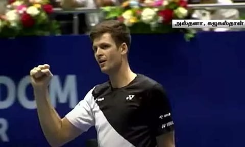 அஸ்தனா ஓபன் டென்னிஸ் - கிரீஸ் முன்னனி வீரர் ஸ்டெபனாஸ் சிட்சிபஸ் இறுதி சுற்றுக்கு முன்னேற்றம்