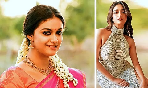 கவர்ச்சிக்கு மாறிய கீர்த்தி சுரேஷ்