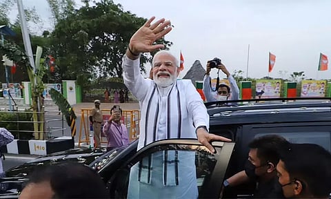 தமிழகம் வருகிறார் பிரதமர் மோடி...!