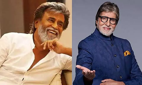 நடிகர் அமிதாப் பச்சனின் 80-வது பிறந்த நாள்; நடிகர் ரஜினிகாந்த் வாழ்த்து