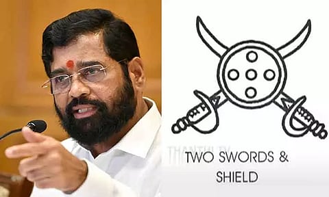 ஏக்நாத் ஷிண்டே அணிக்கு 'கேடயம் மற்றும் இரட்டை வாள்' சின்னம் - தேர்தல் ஆணையம் ஒதுக்கீடு