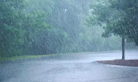 நாகூரில் பரவலாக மழை