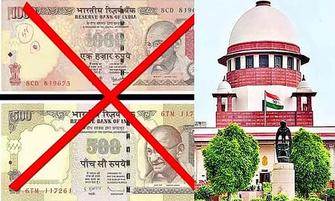பணமதிப்பிழப்புக்கு எதிரான வழக்கு விசாரணை: சுப்ரீம் கோர்ட்டு புதிய உத்தரவு