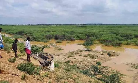பஞ்சப்பட்டி ஏரிக்கு தண்ணீர் வந்தது