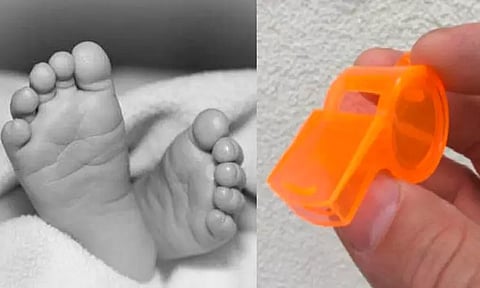 குழந்தையின் உயிரை பறித்த விசில் - சென்னையில் பயங்கரம்