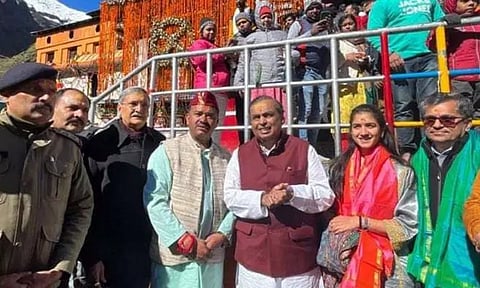 பத்ரிநாத் கோவிலுக்கு முகேஷ் அம்பானி ரூ.5 கோடி நன்கொடை