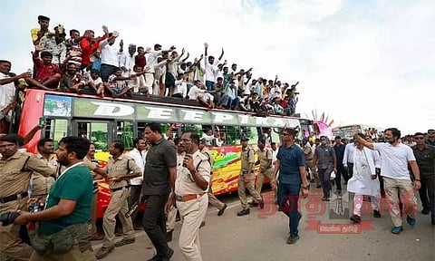 ராகுலின் பாதயாத்திரை 1,000 கி.மீ. தூர மைல்கல்லை எட்டுகிறது; பல்லாரியில் இன்று பிரமாண்ட பொதுக்கூட்டம்