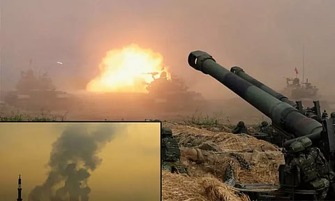 ரஷிய எல்லைப்பகுதியான பெல்கோரோட் நகரில் துணைமின் நிலையம் மீது உக்ரைன் தாக்குதல் - மின் இணைப்பு துண்டிப்பு!