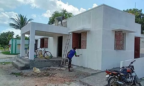 'தினத்தந்தி' செய்தி எதிரொலி: வேகம் எடுத்தது ஊராட்சி மன்ற அலுவலக கட்டுமான பணி விரைவில் திறப்புவிழா நடைபெறுகிறது