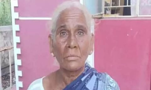 திட்டக்குடி அருகே மிளகாய் பொடி தூவி மூதாட்டியிடம் தங்க சங்கலி பறிப்பு 2 பேருக்கு வலைவீச்சு