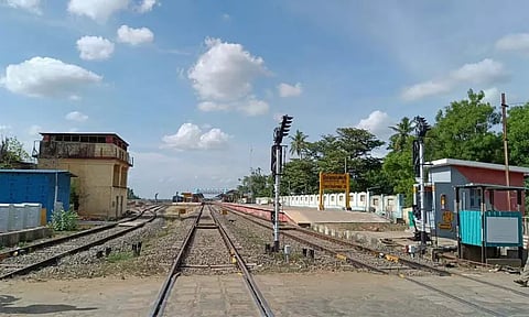 அகஸ்தியம்பள்ளி- திருத்துறைப்பூண்டி இடையே 22-ந்தேதி அதிவேக ரெயில் சோதனை ஓட்டம்