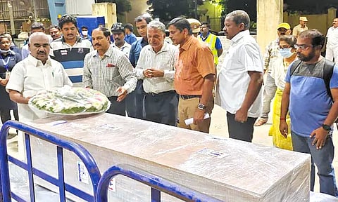 கேதார்நாத்தில் ஹெலிகாப்டர் விபத்தில் பலியான தமிழகத்தை சேர்ந்த 3 பேர் உடல் சென்னை வந்தது