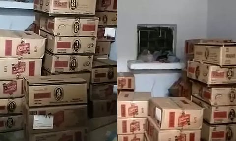 உ.பி. அரசுப்பள்ளியில் 51 பெட்டிகளில் பதுக்கி வைக்கப்பட்டிருந்த மதுபாட்டில்கள் பறிமுதல்! தலைமை ஆசிரியர் சஸ்பெண்ட்