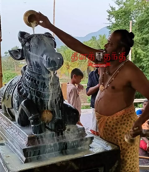 பையர்நத்தம் அமிர்தேஸ்வரர் கோவிலில் சனி பிரதோஷ வழிபாடு
