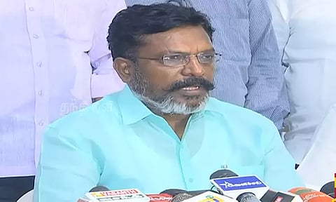 ரூபாய் மதிப்பு வீழ்ச்சிக்கு மோடிதான் பொறுப்பேற்க வேண்டும் - திருமாவளவன் பேட்டி