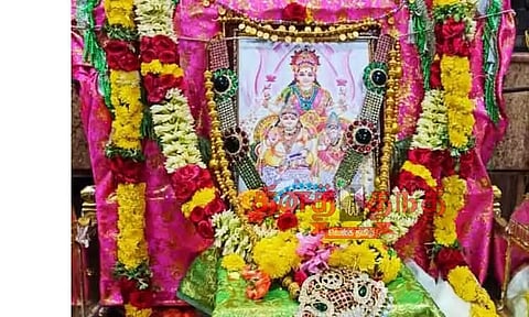 தியாகராஜர் கோவிலில் லட்சுமி குபேர பூஜை